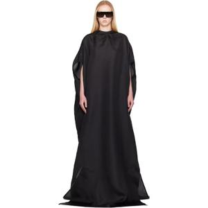 25 FW 릭오웬스 여성 블랙 할리우드 토미 맥시 드레스 251232F055039