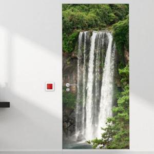 아트박스/꾸밈 te592-시원한제주정방폭포_현관문시트지