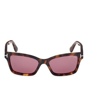 톰포드 다크 하바나 보르도 미러 렌즈 선글라스 FT1085 52U