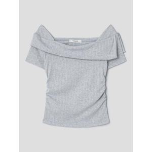 (125742MQ83) [에잇세컨즈] 포인텔 오프숄더 저지탑  그레이