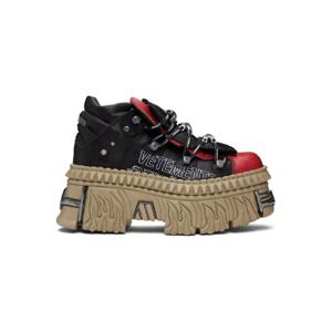 25 FW 베트멍 여성 블랙 New Rock 플랫폼 스니커즈 252669F128010