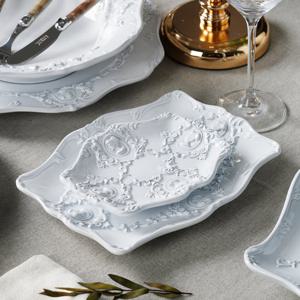 [VBC까사] 까메오 이태리 핸드메이드 사각 접시 S 15cm 수입 명품 그릇