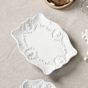 [VBC까사] 까메오 이태리 핸드메이드 사각 접시 M 22cm 수입 명품 그릇