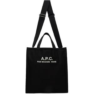 25 FW 아페쎄 남성 블랙 리쿠퍼레이션 토트백 252252M172040