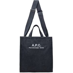 25 FW 아페쎄 남성 네이비 리쿠퍼레이션 토트백 252252M172042