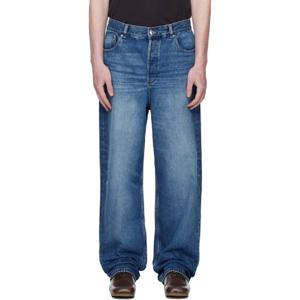 25 FW 아페쎄 남성 블루 소랄 데님 진 252252M186026