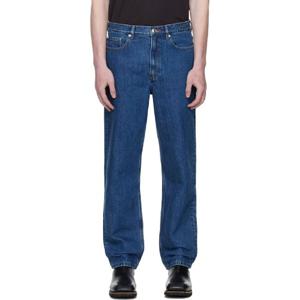 25 FW 아페쎄 남성 블루 마틴 데님 진 252252M186016