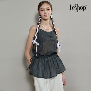 [르샵]허리 스트랩 뷔스티에 블라우스 (BP4BL002A)