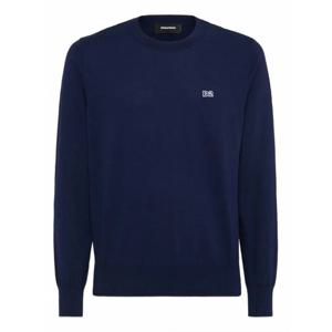 [DSQUARED2] 라프리마 남성 니트웨어 풀오버 S74HA1486D13018 477 네이비 BLUE /9