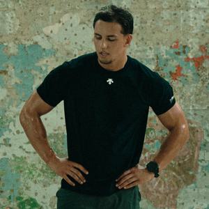 [데상트공식] 트레이닝 반팔 티셔츠 SQ321TTS82