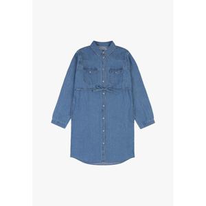 [잠뱅이]여성) 해지 난스판 워싱 셔츠형 원피스 AP1DDE270-MB