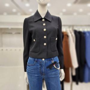 [조이너스]여성 브랜드 24신상  숏 간절기 단추 포인트 자켓JEU3