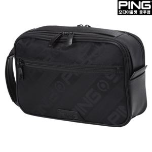[핑]남성 로고 패턴 파우치백 111D3BG201_BK_CJ