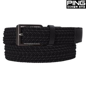 [핑]남성 비죠 버클 엘라스틸 밴드 벨트 111D3BT002_BK_CJ