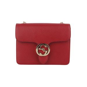 (명품) 구찌 510304 인터로킹 금장 체인 크로스백