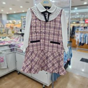 리틀밥독 sh06 체크스쿨OP B221MOP01