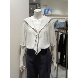 [KL][KL] 탈착 세일러칼라 블라우스 KWBLPF0400 (P003653273)