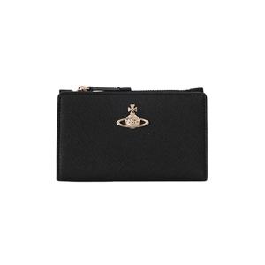 비비안웨스트우드 54020001W S000B N402 사피아노 슬림 플랩 지퍼 카드지갑