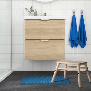 이케아 토프트보 욕실매트 브라이트블루 40x60cm 발판매트 욕실발매트