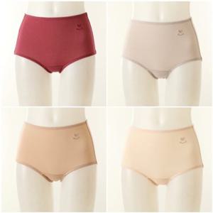 [와코루]면라이오셀 스판소재 매일입는 면혼방 부인군 팬티 4매 세트[WPT5124S]