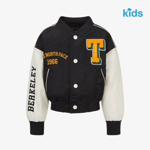 노스페이스 키즈 NJ3NR56S 블랙 스타디움 봄버 패딩야구점퍼