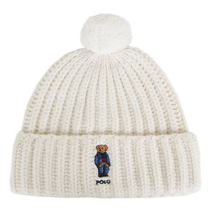 폴로랄프로렌 25FW 폼폼 데님 베어 비니 크림 WC0522 105