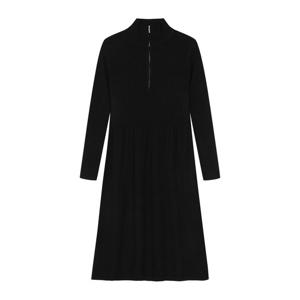 [르샵] [본사직영]반집업 골지 니트 A라인 롱 원피스-L1C45KOP030