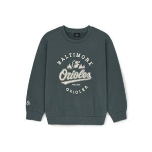 M MLB키즈긴팔티 NQK 7AMTR0146-42PGS 데일리 아웃도어 그래픽 기모 맨투맨 볼티모어 오리올스