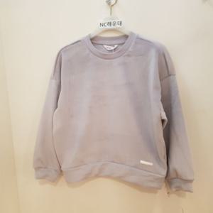 [소이]벨로아 골지 본딩 맨투맨티 23w5451vi 여아/주니어용 겨울상품 초특가