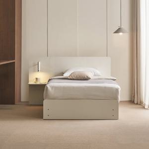 [에몬스]플랫온 호텔침대_휴 유로탑매트,LED사이드패널 세트SS