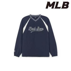 MLB (3AMTV1254-43NYS) 바시티 스포티브 컬시브 우븐 맨투맨