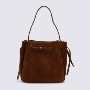 토리버치 스웨이드 미디엄 오픈 탑 숄더백 179987 200