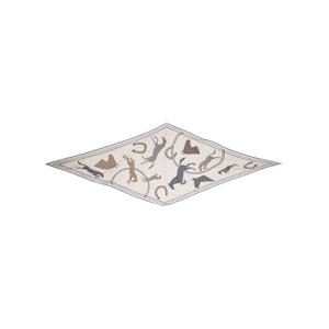 [엘러브] 새상품 에르메스 캐시미어 로장지 스카프 내츄럴/마론/블루 5HS0274