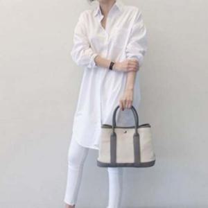 F33861 원피스셔츠 코디하는 화이트롱셔츠