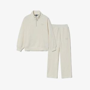 휠라키즈트레이닝세트 KQC FK2FSG4102F-PBA 벨로아 골지 크롭 반집엎 상하세트