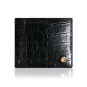 남성 악어무늬 가죽 반지갑 지폐 카드 동전 수납 포켓