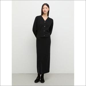 쉬즈미스 세이브존02 울 혼방 펜슬 롱 스커트 SSKSKP42310