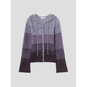 (165Y5ACY1S) [에잇세컨즈] 그라데이션 후드 카디건  바이올렛