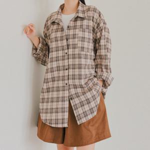 나야홍 / 빅사이즈 510 스테디체크오버핏남방 DLYV509