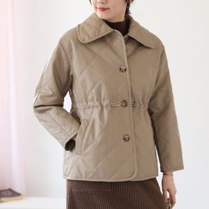 [웬디즈갤러리]퀼팅 페이크 레더 자켓 PJK108