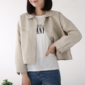 [웬디즈갤러리]가벼운 페이크 레더 자켓 MJK111