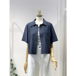 올리브데올리브 (OW5MB466) 크롭 카라 셔츠