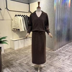 [ab.f.z]AOA1HO321_민소매 V넥 카라 가디건 셋트 원피스