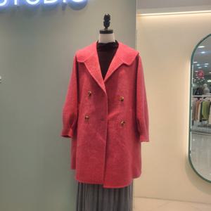 [수스]세일러카라 미들코트 S254BOA01/핑크