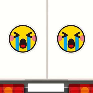 귀요미4 고휘도반사 대형 차량스티커 280x280mm 대형차량