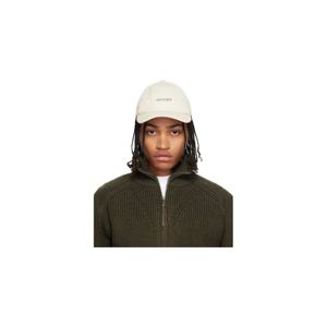 쟈크뮈스 볼캡 오프 화이트 라 크루아제르 더 가조 볼캡 252553M139002