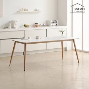 라로퍼니처 마스트 1800 양면 포세린 세라믹 원목 패턴 6인 식탁 테이블