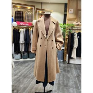 [플라스틱아일랜드]MARIO플라스틱아일랜드 벨티드 울 핸드메이드 코트 PR4TC582