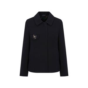 크로커다일레이디 로고자수 포인트 자켓_CLEWJK104