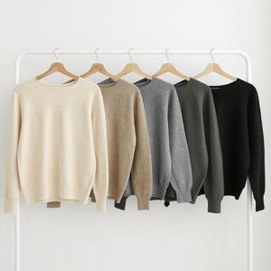 [다잇템]여성 비스코스 U넥 스카시 니트